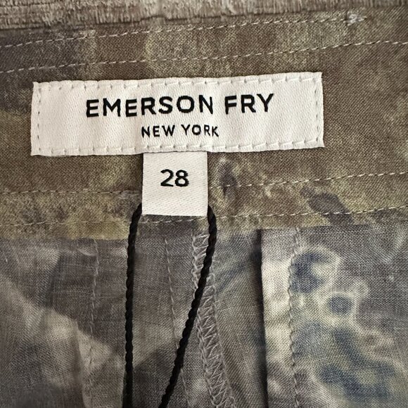 Emerson Fry Fold Pants 100% Viscose Marble Print Women's Size 28 x 30" - Picture 12 of 14